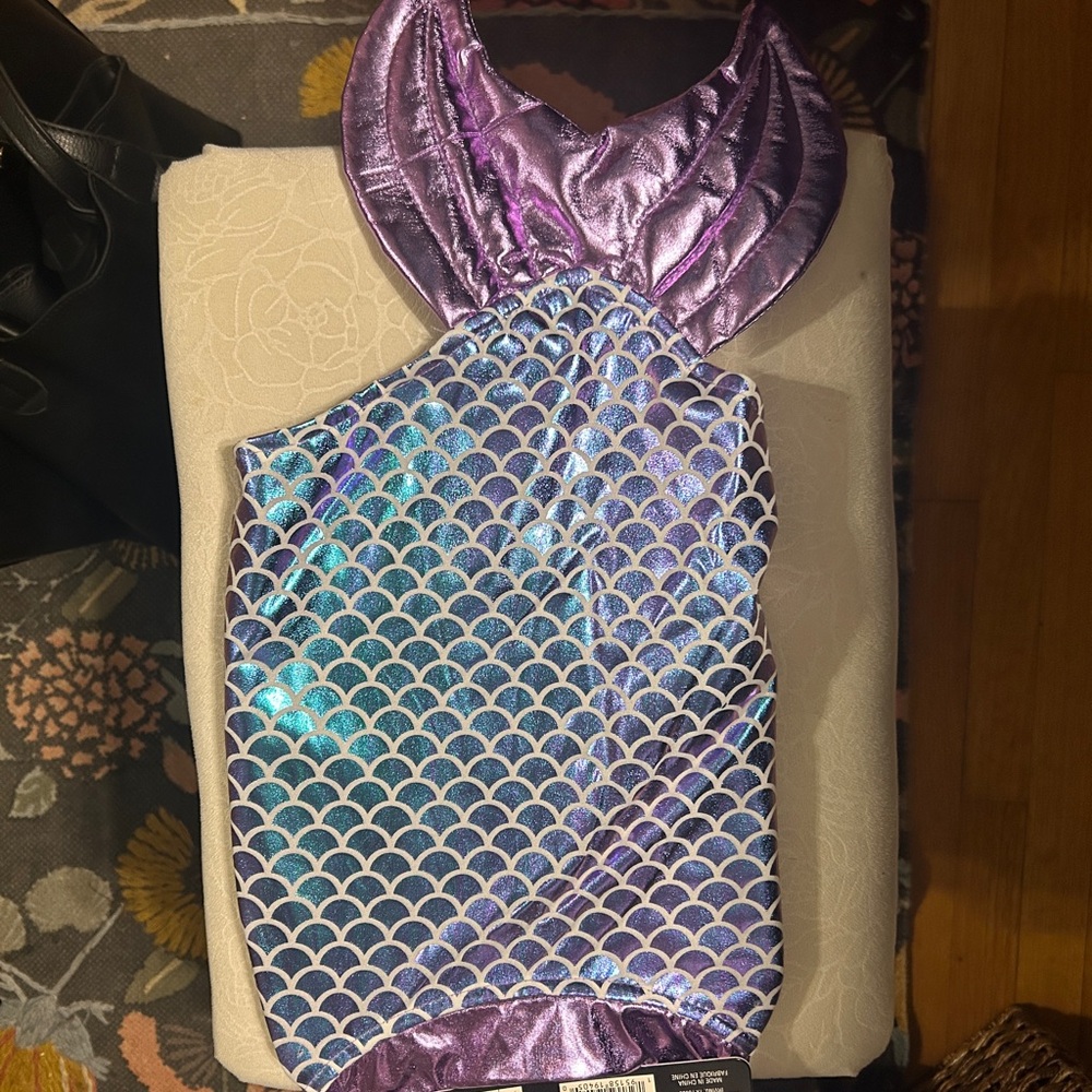 Purple Mermaid Dog Costume